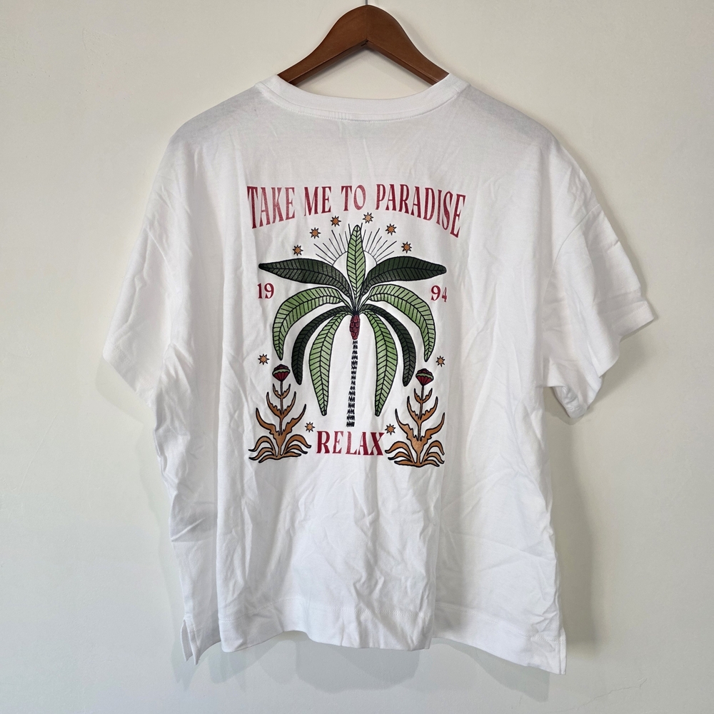 Old Navy White Vintage Tee